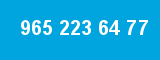 965 223 64 77 965 223 64 77